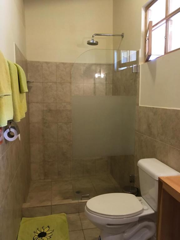 Koupelna v ubytování Inti Sisa Art Guesthouse