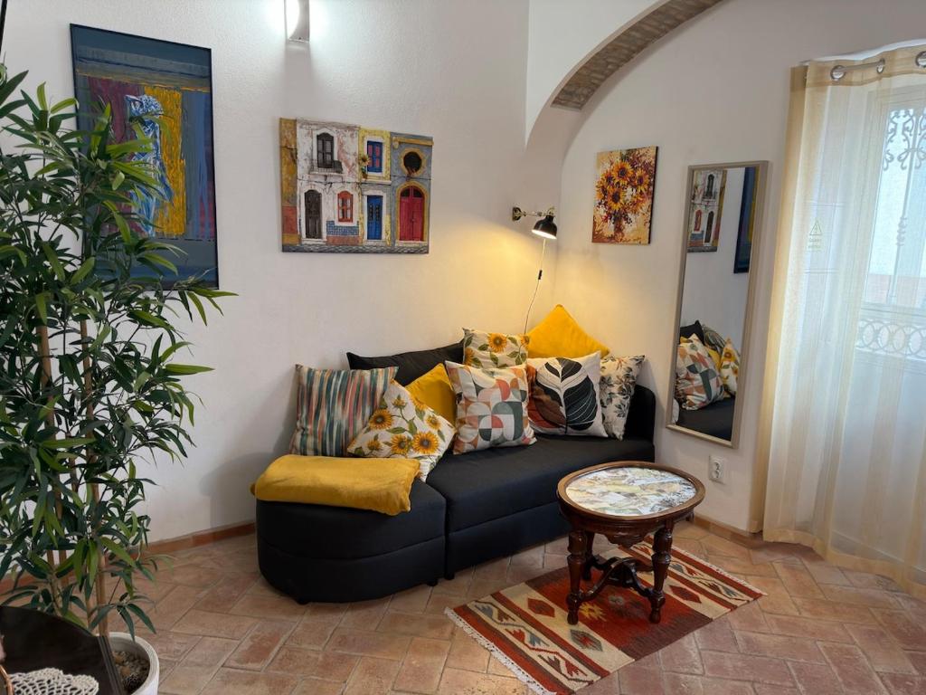 Sunflowers house cozy old town house