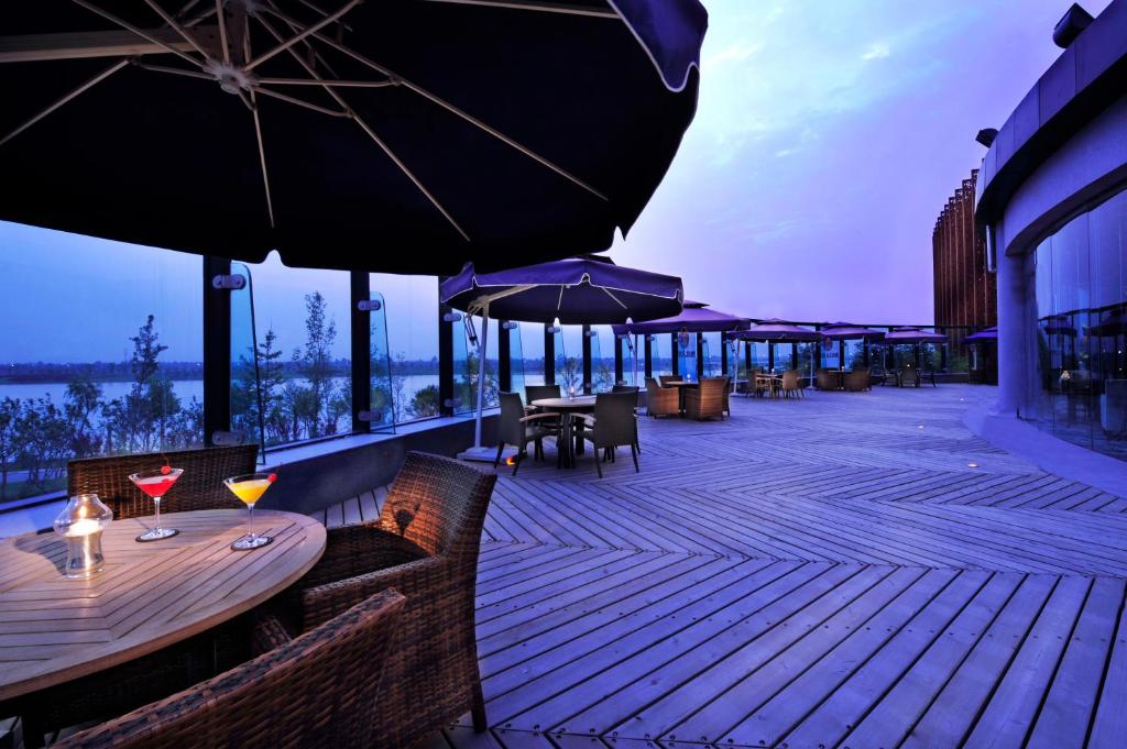 Balkón nebo terasa v ubytování Jin Jiang International Hotel Xi'an