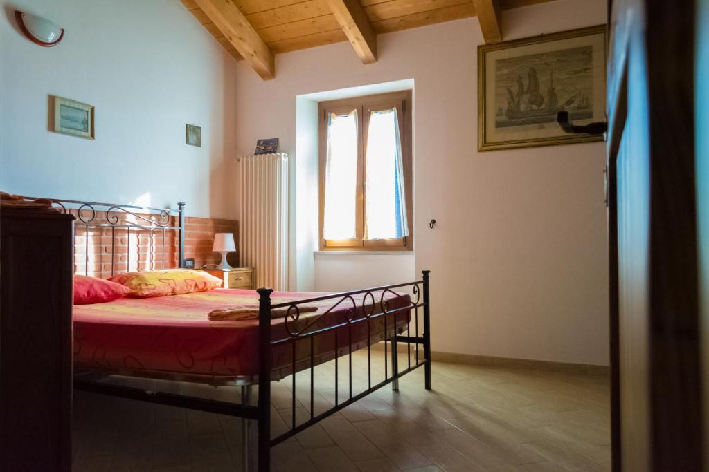 Postel nebo postele na pokoji v ubytování Luce Stellata