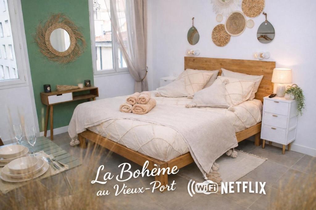 Studio Bohème au Vieux-Port Marseille Climatisé Netflix