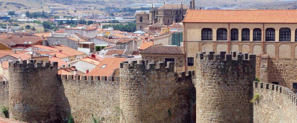 Výhľad na mesto Plasencia alebo výhľad na mesto priamo z apartmánu