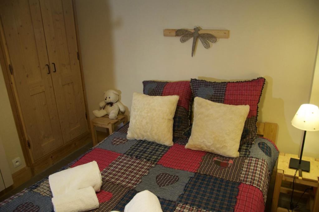 Postel nebo postele na pokoji v ubytování Chalet Barmaz