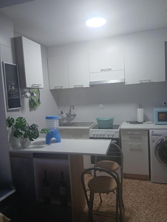 Una cocina o zona de cocina en Casita Playa