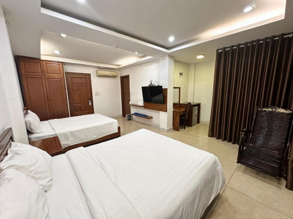 Phòng Deluxe Có 2 Giường Cỡ Queen