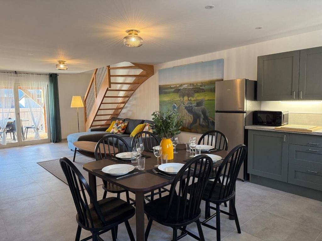 Maison Bleue, Appartements Thann centre, proche vignoble, terrasse avec vue – photo 4