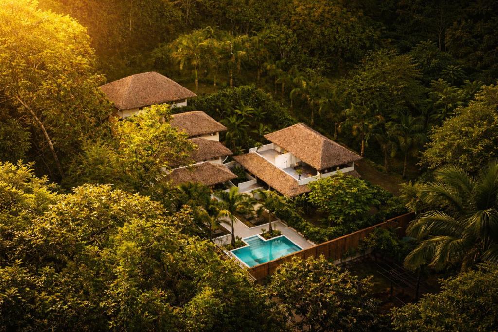 an aerial view of a resort with a swimming pool at Vayu Retreat Villas in Coronado