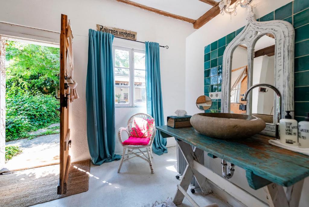 Kaffee&Kissen - Das Boutique Hotel am Rhein - Chambre Double Avec Terrasse