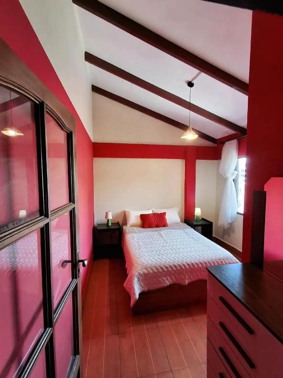 Postel nebo postele na pokoji v ubytování Residente hostel