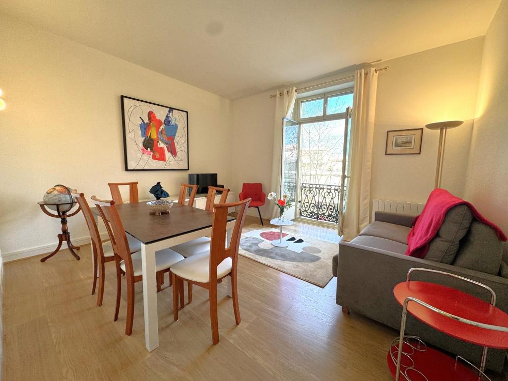 Appartement moderne 6 pers, centre Arcachon, avec parking