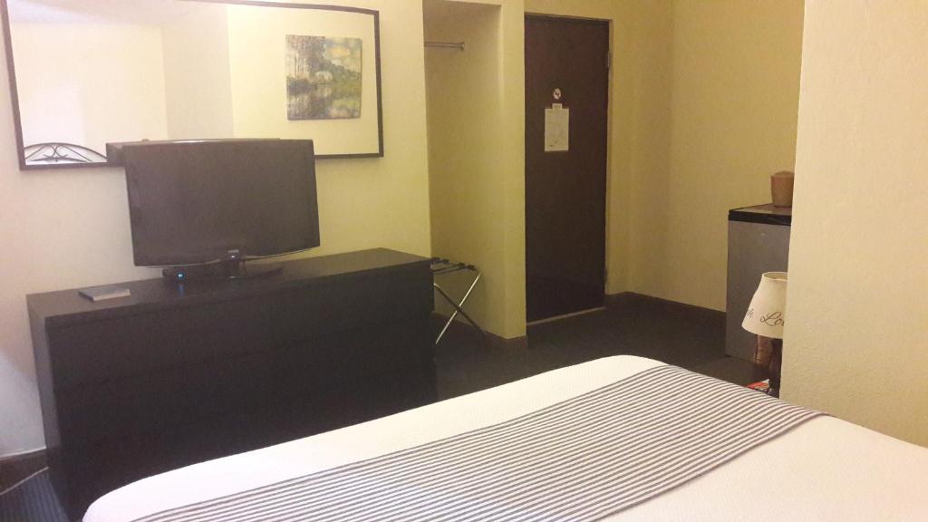 TV a/nebo společenská místnost v ubytování Hotel Villa del Sol