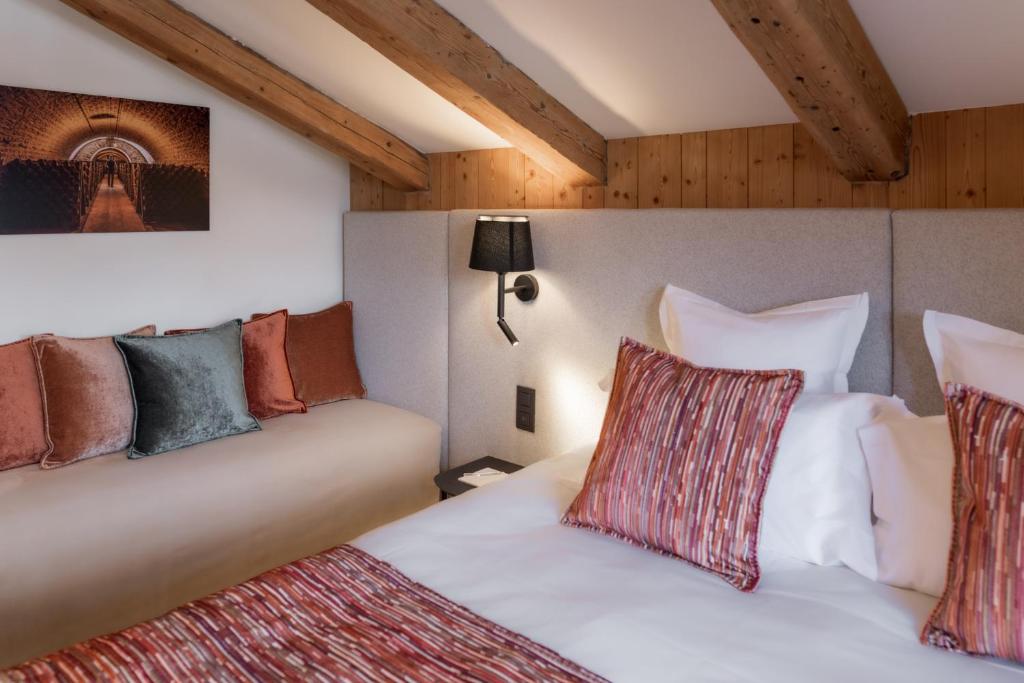 La Ferme du Golf - Quarto Triplo Com Vista Montanha