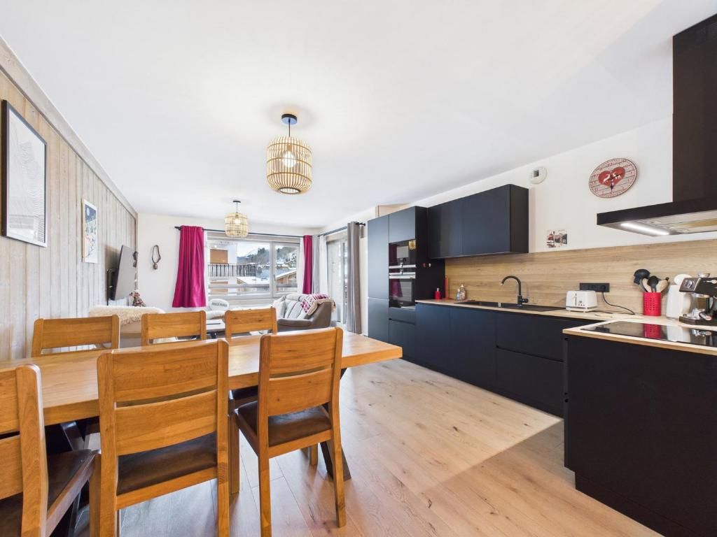 Appartement cosy au cœur du village avec terrasse et garage - Les Gets