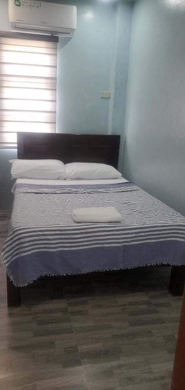 a bed with two pillows on it in a bedroom at Northern Belle guesthouse in San Fernando