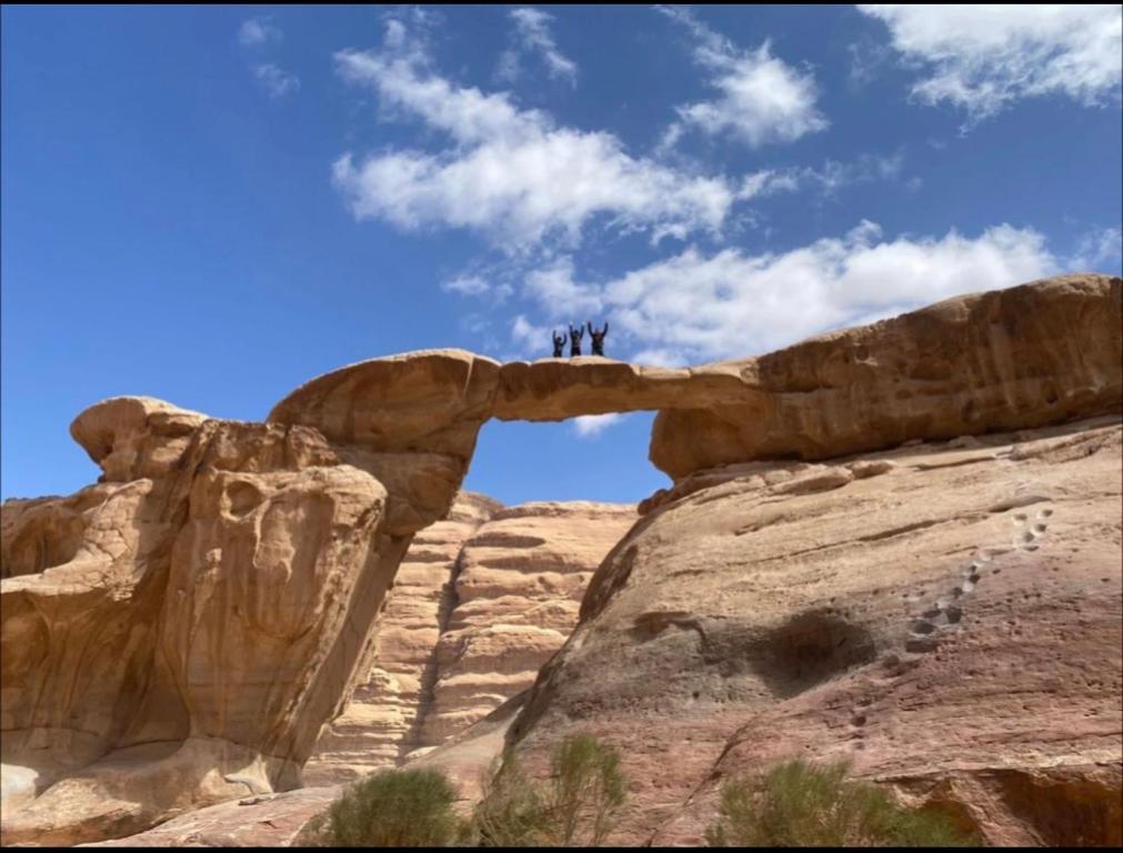 Naturlandskabet i nærheden af luksusteltet