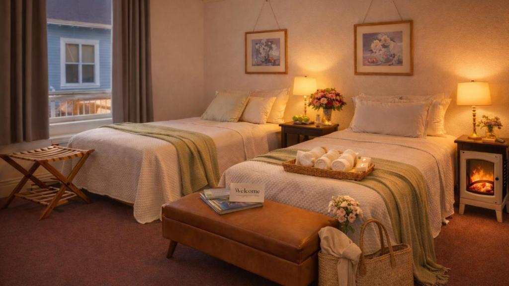 Tomales Hotel, Minutes from Dillon Beach - 豪华双人或双床间