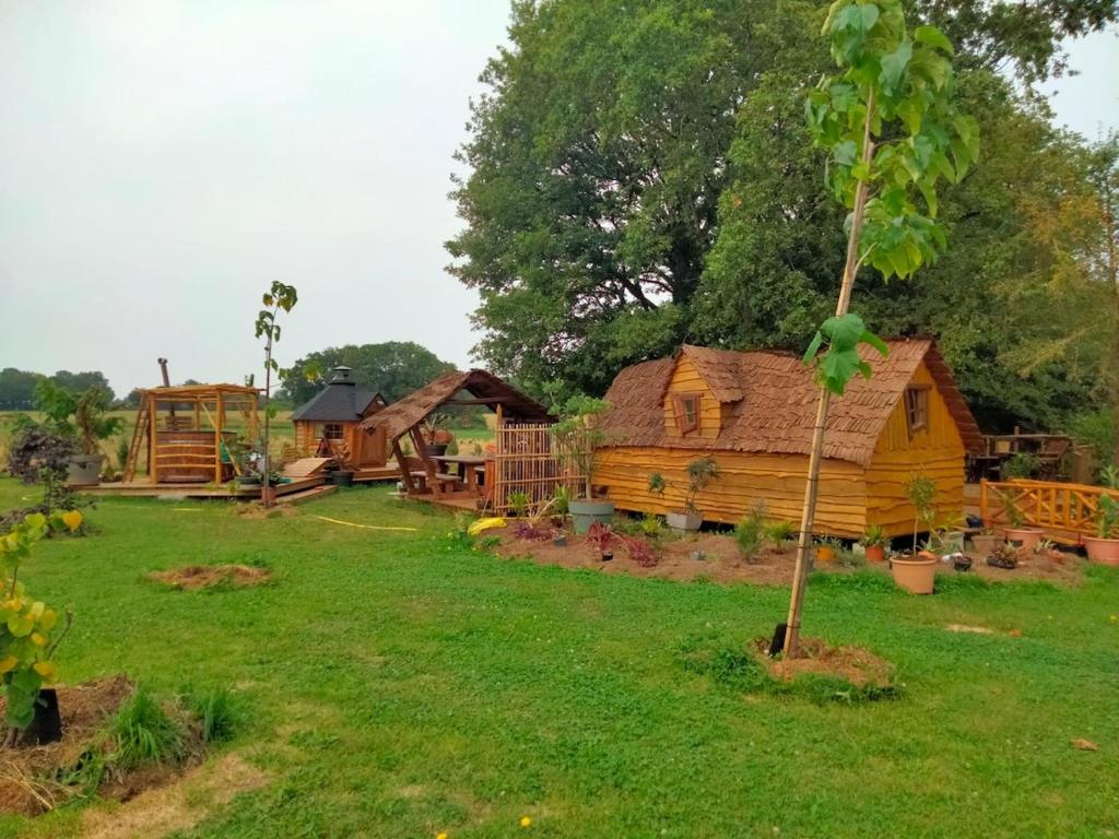 Les Cabanes de Brocéliande 2 personnes bain nordique
