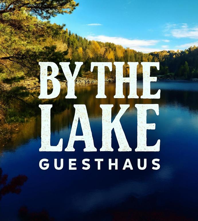 a lake with the words by the lake questionnaire at ByTheLake in Konstantinovy Lázně