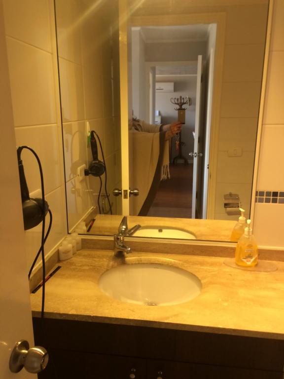 Koupelna v ubytování Apartamentos Terrazas de Talca