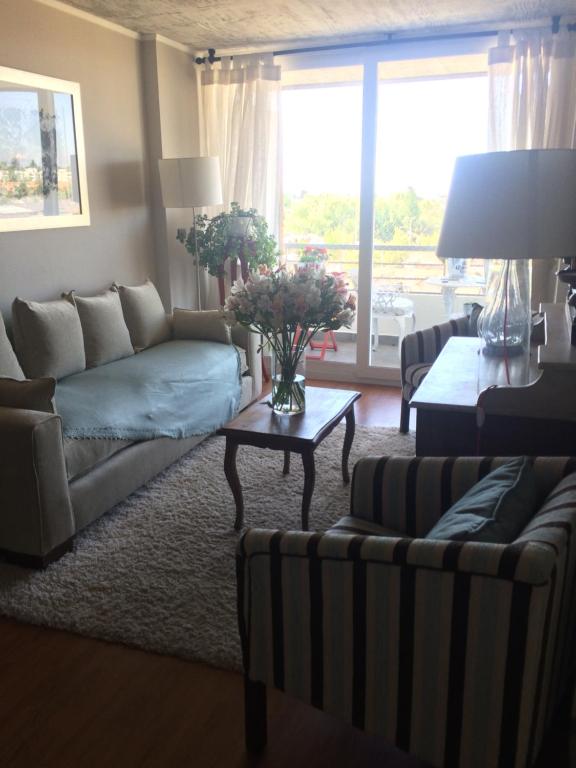 Posezení v ubytování Apartamentos Terrazas de Talca