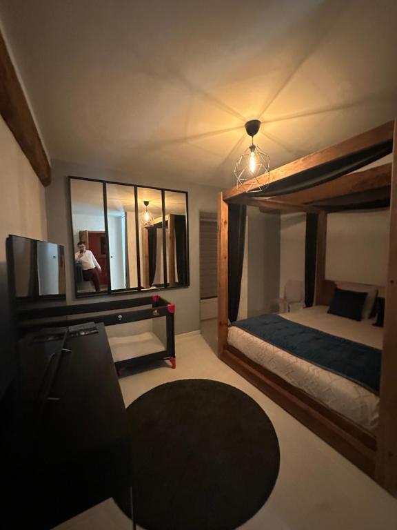 Kimy Villa Lunoterie Futuroscope Piscine et Spa - Chambre Double Avec Vue Sur Piscine