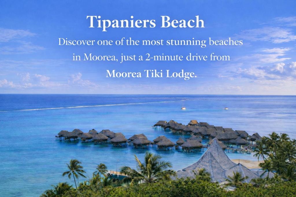 Bungalow Moorea Tiki Lodge - 2 min from beach