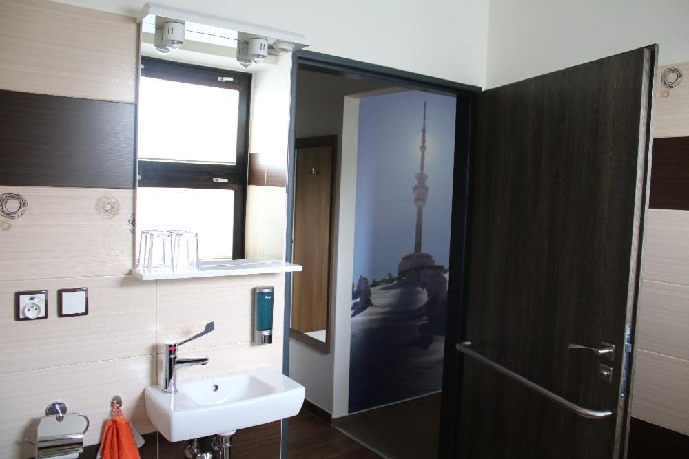 Koupelna v ubytování Hotel Pod Radnicí