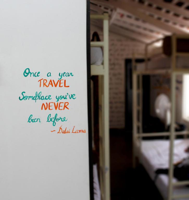 Postel nebo postele na pokoji v ubytování Happy Panda Hostel Arambol Goa