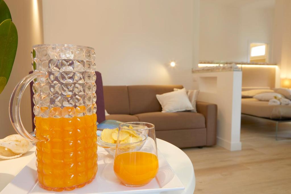 Posezení v ubytování B&B Mondello Design