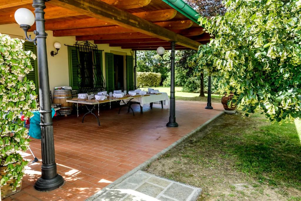 Zahrada ubytování Villa Colombai