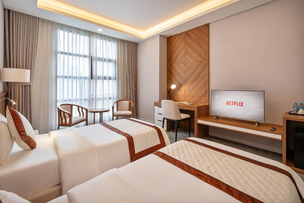 Phòng 2 Giường Đơn Có Tầm Nhìn