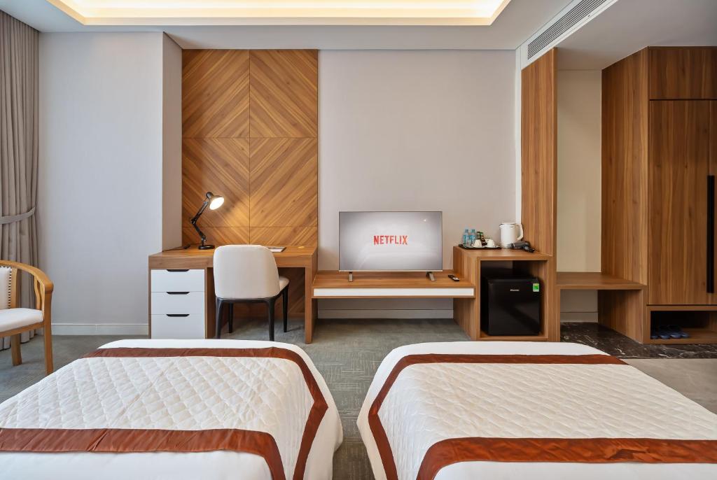 Phòng 2 Giường Đơn Có Tầm Nhìn