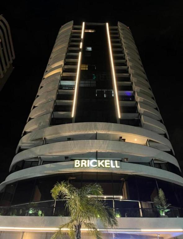a building with a brabus sign on the side of it at Brickell 6SIX in Tigre