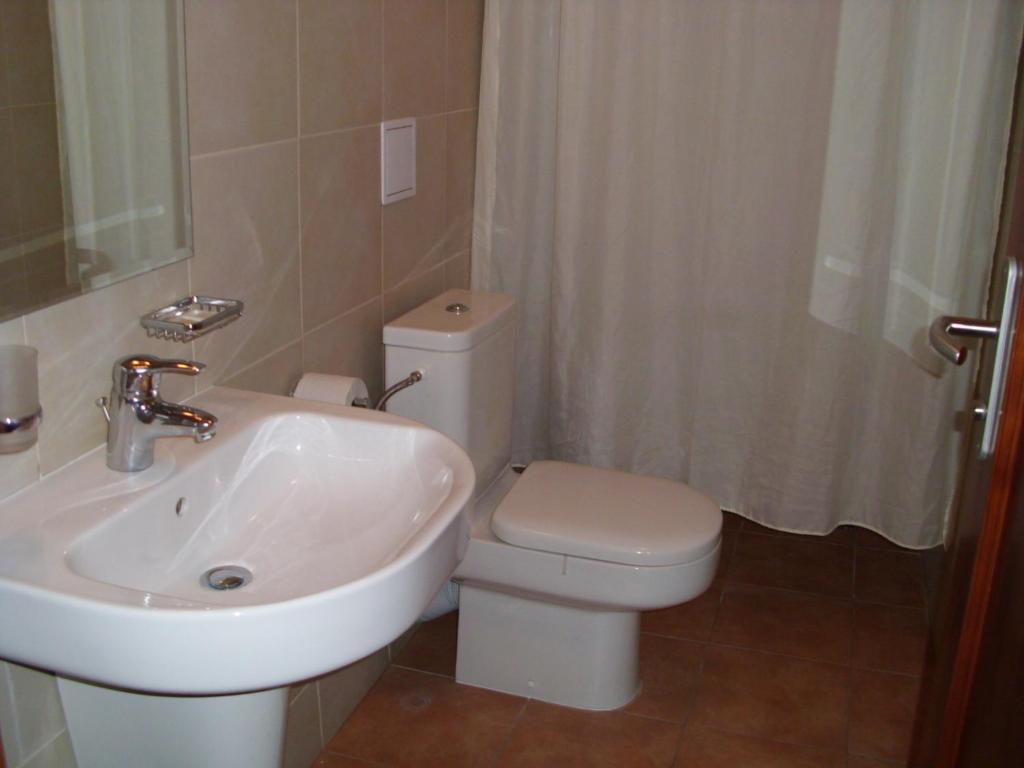 Koupelna v ubytování Guest House Mladosť