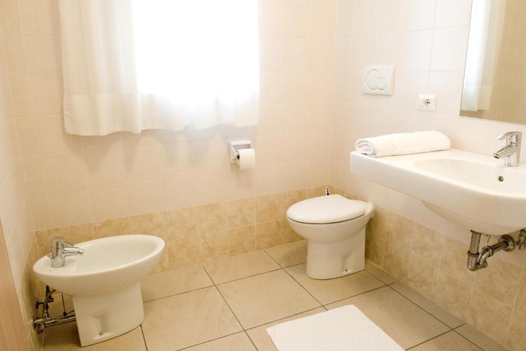 Koupelna v ubytování B&B Daniel