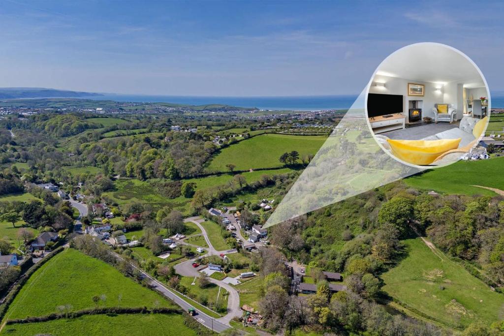 a house on top of a hill with a view at 2 Bed in Bush oc-s31846 in Bude