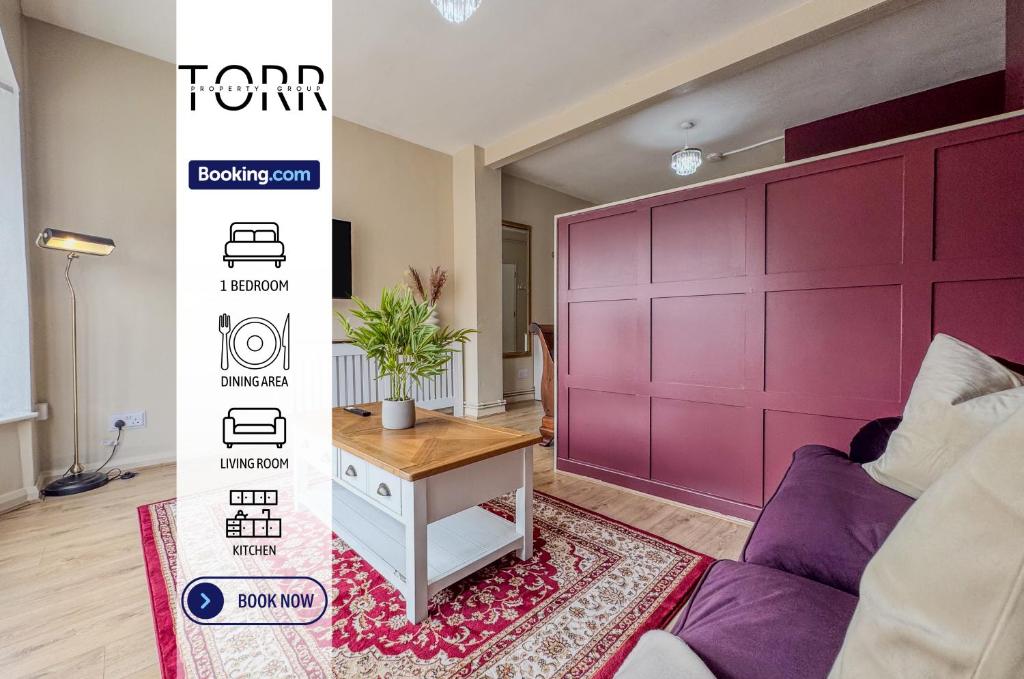 Spacious 1BDR Apartment By Torr Property Group Short Lets & Serviced Accommodation With Free WiFi Stratford Upon Avon