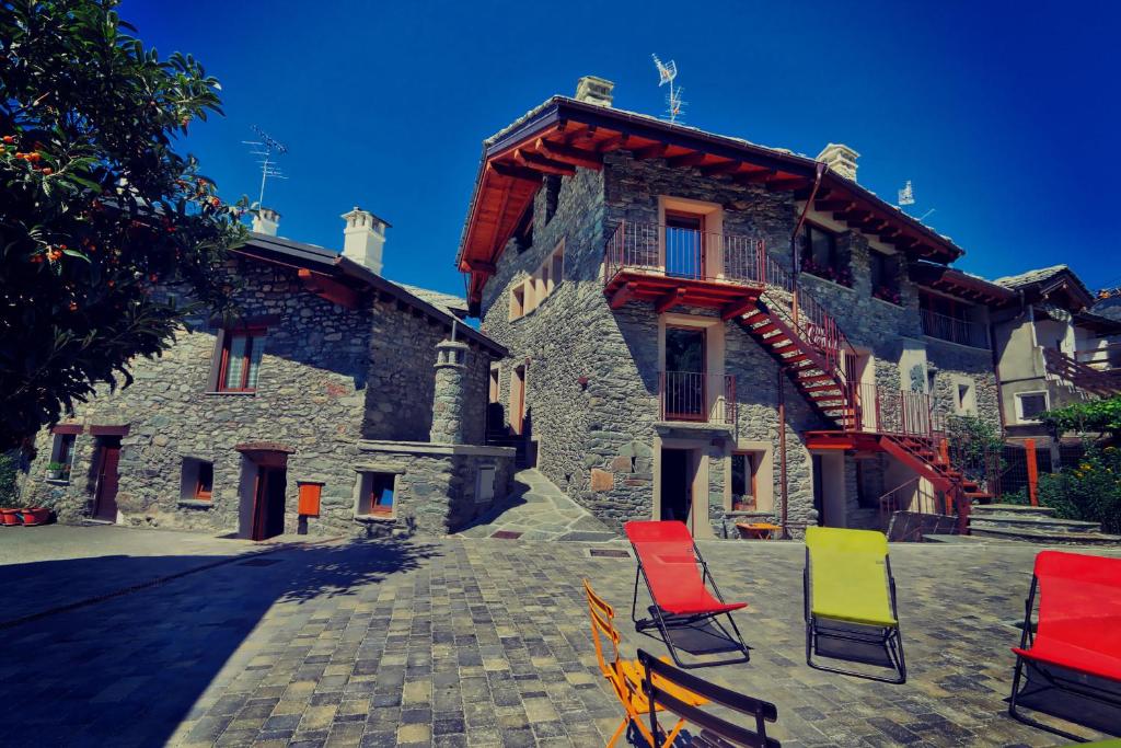 Budova, v ktorej sa ubytovanie bed & breakfast nachádza