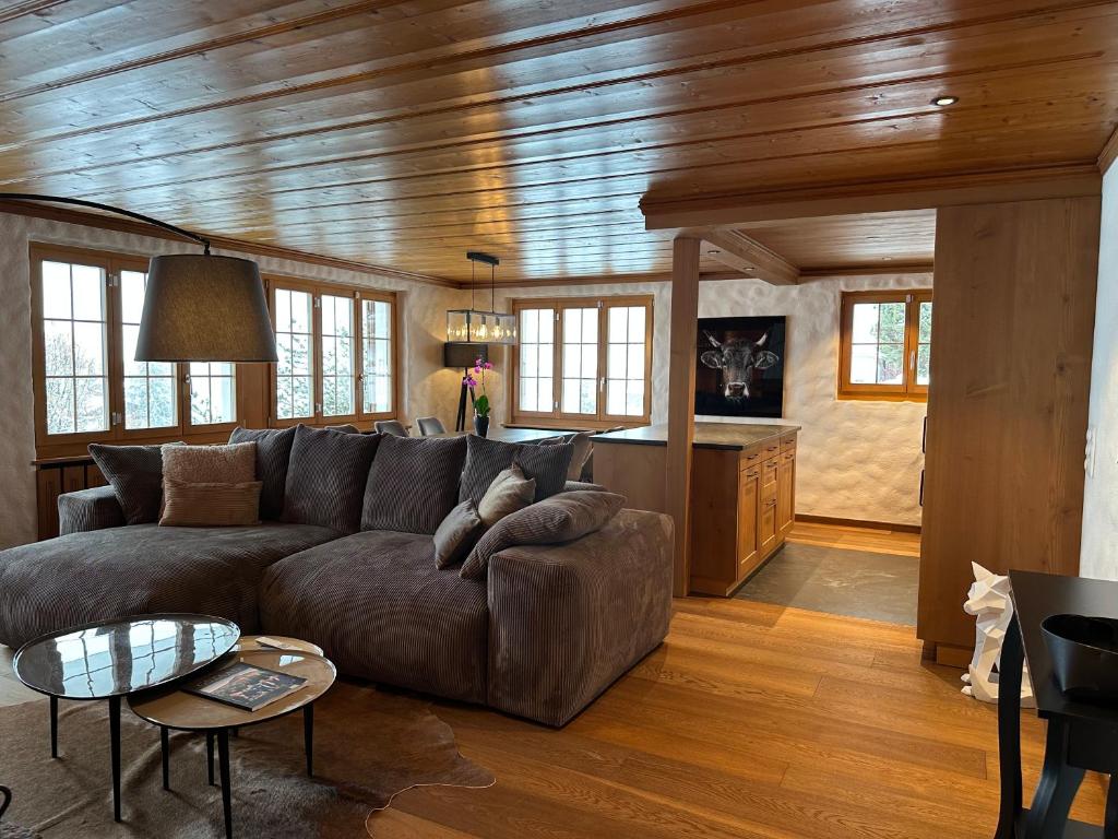 Et opholdsområde på Chalet Acadia