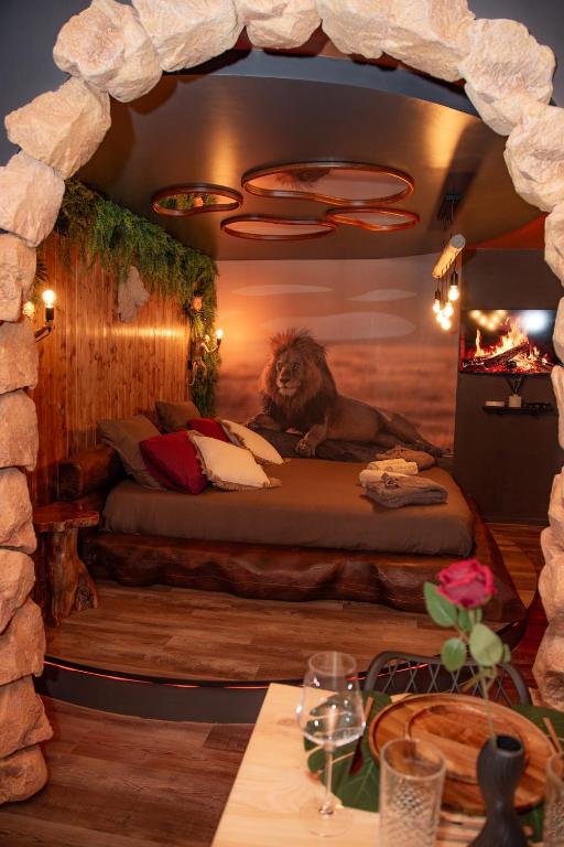 HakunaLodge Love Room avec Balnéo à 10 min de DisneyLand
