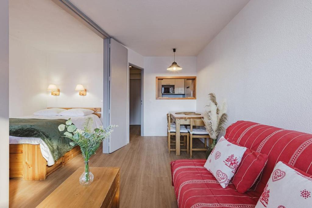 Chamois - Cosy 3pax Centre Vue Parking Gare routiere