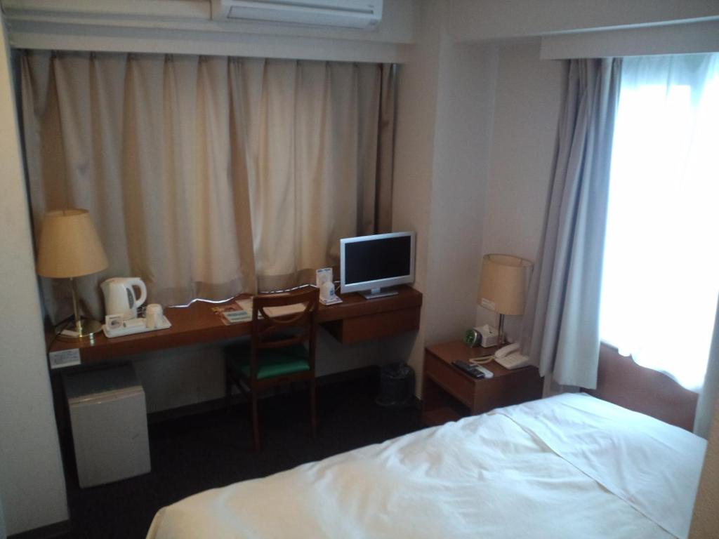 TV a/nebo společenská místnost v ubytování Hotel Togane Hills