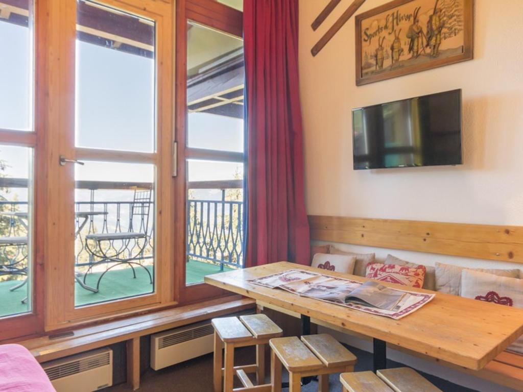 Studio mezzanine pour 6 pers. proche pistes avec balcon et Wifi