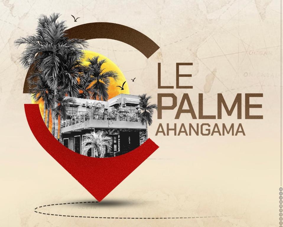 a poster of a palma alhamma with a building at Le Palme Ahangama in Ahangama
