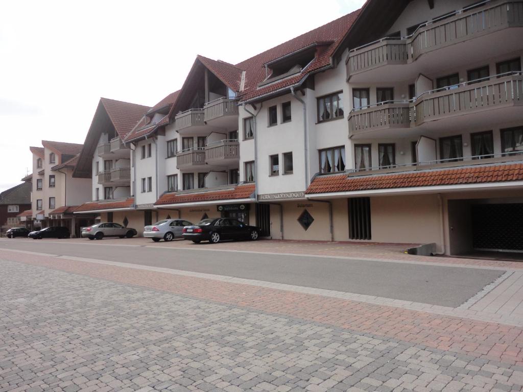 Budova, kde se aparthotel nachází