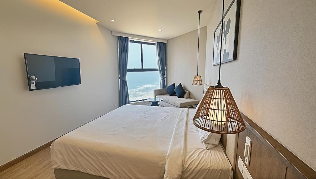 Phòng Deluxe Giường Đôi Nhìn Ra Biển