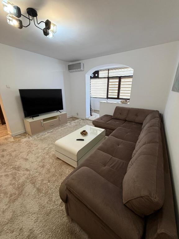 Posezení v ubytování Apartament modern central