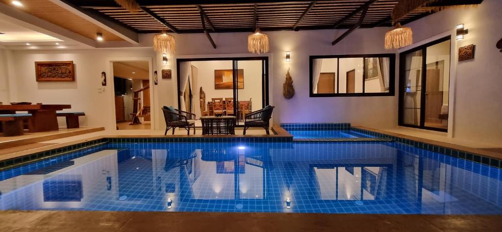 a swimming pool in a house at Sila Thai Pool Villa3 in Ao Nang Beach