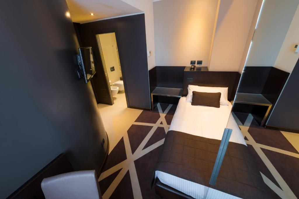 Зона вітальні в Hotel Manin