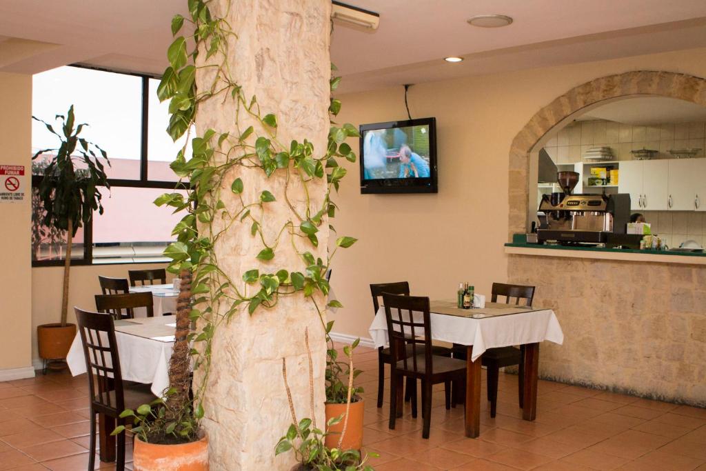 TV a/nebo společenská místnost v ubytování Hotel Novo